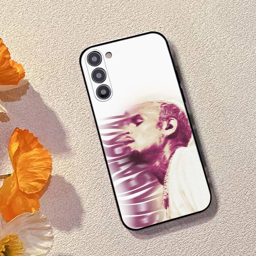 R&B Sänger C-Chris Brown Handyhülle für Samsung Galaxy A73,A72,A71,A70,A53,A52,A51,Andere Weiche Schwarze Hülle