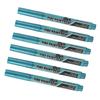 6Pcs Tire Paint Pen Water Proof Long Lasting Protective Oil Tire Marker Pen Blue 1g
