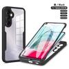 Samsung Galaxy A57 A37 A27 A17 A07 A56 A36 A16 A06 A55 A35 A15 A05 5G İçin 360 Tam Vücut Ekran Koruyuculu Kılıf Çift Taraflı Kapak