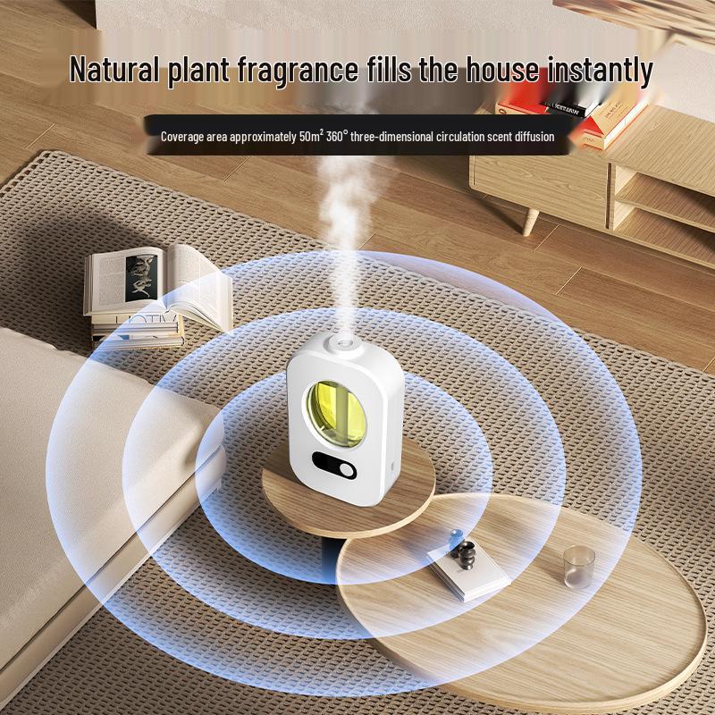 Automatic Aroma Diffuser & Deodorizer - Long-lasting Fresh Scent for Home, Bedroom, & Toilet Odor Removal