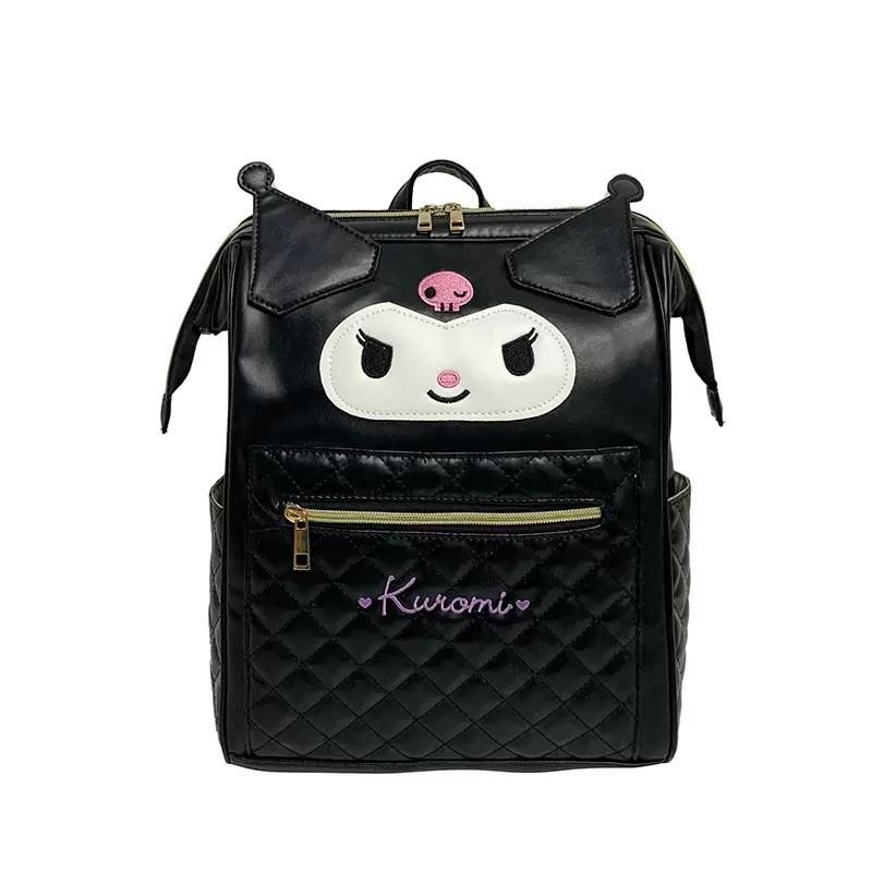 Hello Kitty Cartoon Pu Backpack For Women And Teens With Spacious Storage For Daily Use