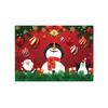 Christmas Placemat Decoration Set, Claus Linen Stain-resistant And Heat-insulating Tablecloth