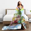 Sylvanian Families Warm Blankets  Children Plush Throw Blanket Comfortable Living Room Flannel Bedspread Sofa Bed Cover
