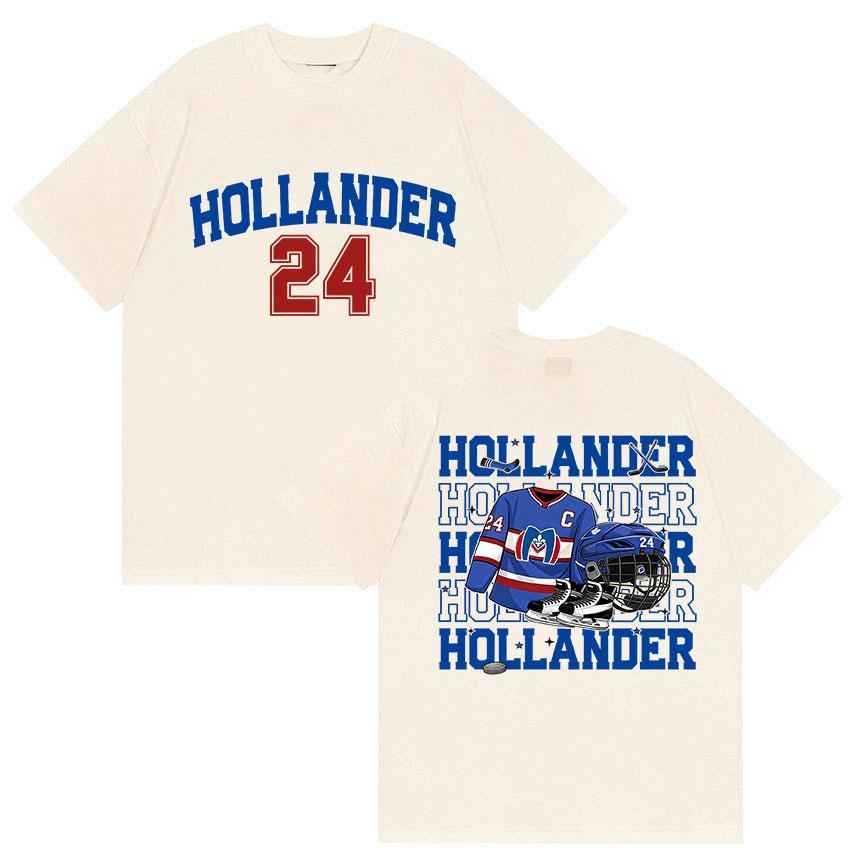 heated rivalry 100cotton mens shirt jersey Commemorative Tshirt Summer Shane Hollander 24 Short Sleeve Unisex Streetwear Shirt