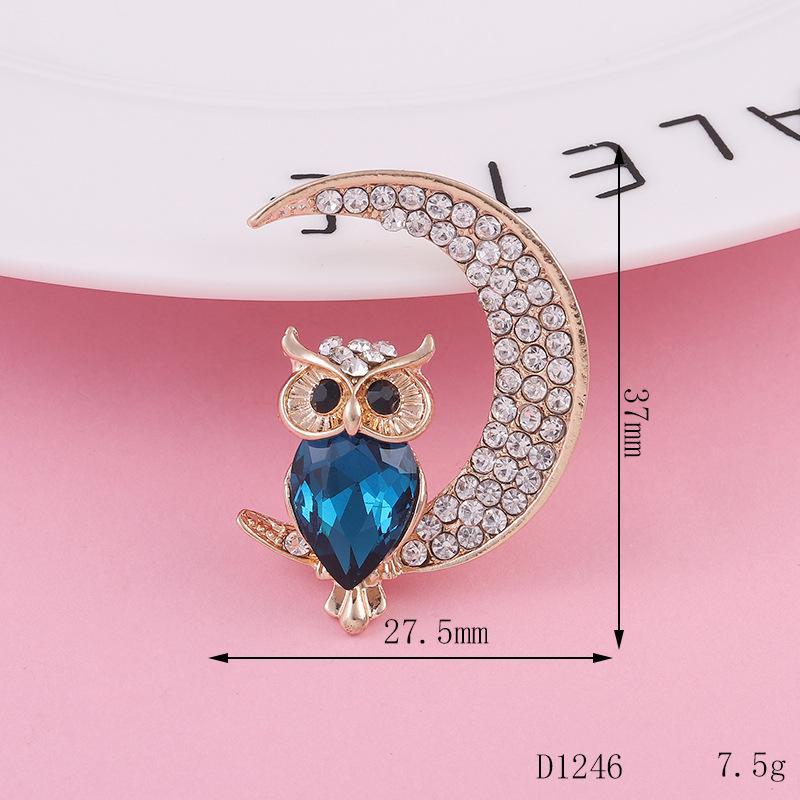 Owl Refrigerator Magnets: DIY Jewelry & Clothing Accessories with Diamond Stickers