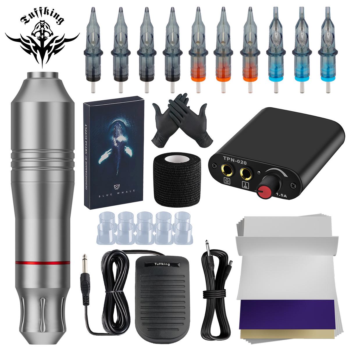 

Эксклюзивный мини-набор тату-ручки с блоком питания - Моторная машинка в стиле ручки