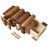 Secret Box Brain Teaser Wooden Puzzle Boxes with Hidden Compartments Magic Drawers Birthday Gift for Adults and Teens