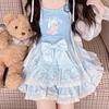 Vintage Harajuku Lolita Style Mini Skirt Women Kawaii Polka Dot Bow Lace Cake Pink Skirt Gothic Cute Sweet Schoolgirl Y2k Skirts