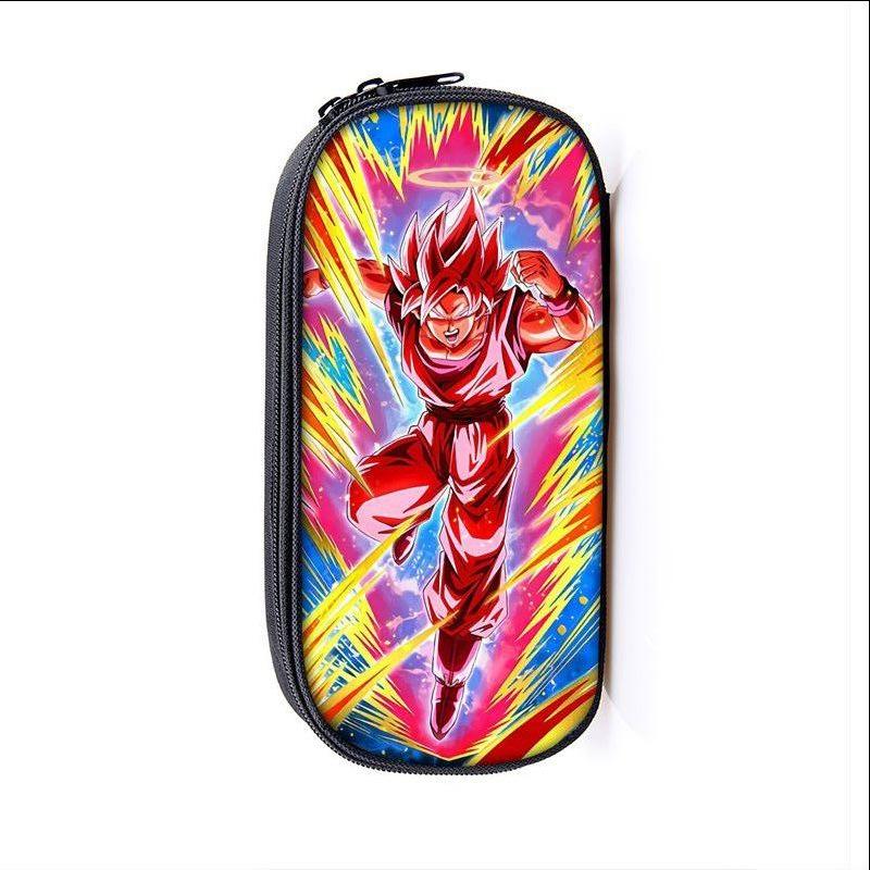 Dragonball Single-Layer Pencil Case Vertical Square Children'S Stationery Case Polyester Pencil Case