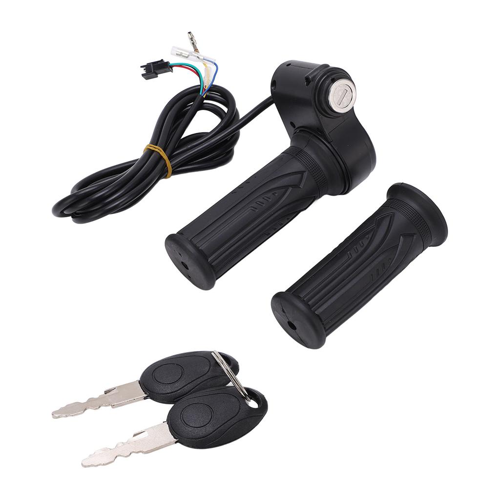 Electric Scooter Throttle Handle Grip No Display Big Knife Lock Twist Throttle Grips for Electric
