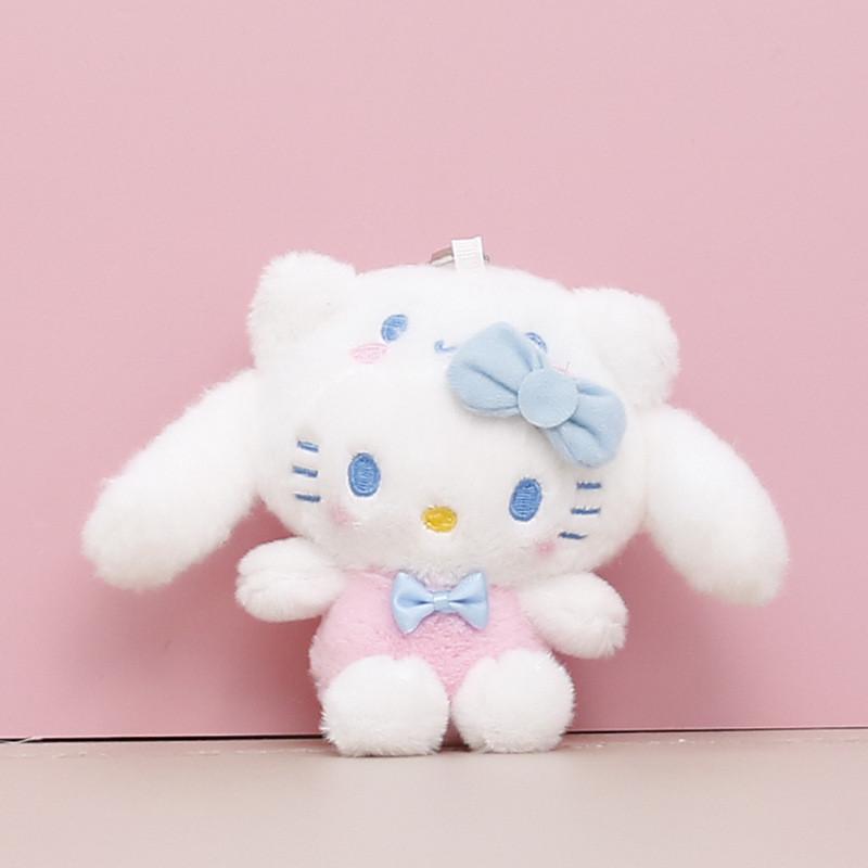 Sevimli Japon Sanrio Peluş Oyuncak Sevimli Kuromi Melody Bebek Anahtarlık Yumuşak Oyuncak