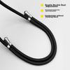 Phone Lanyard, Neck Strap, Crossbody, Adjustable Length, Retractable, Anti-Loss Wrist Strap, Long Style, Suitable for Apple, Huawei, Android