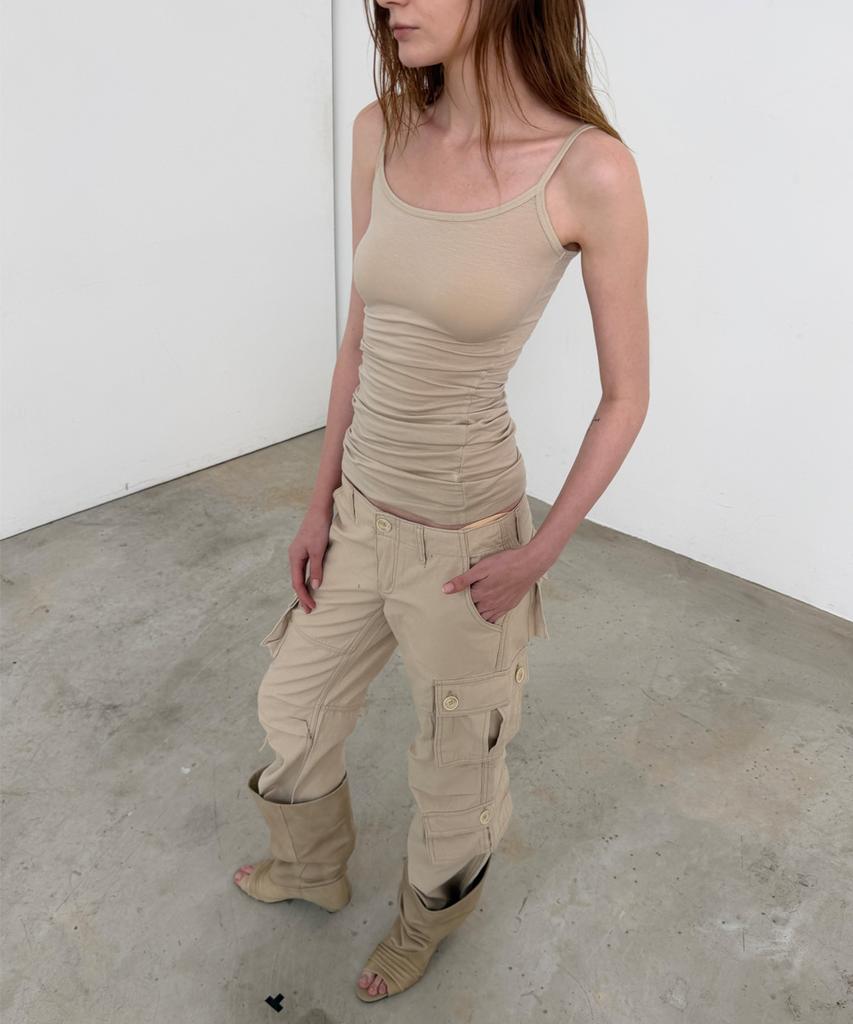 ODOR Range Cargo Pants - Beige
