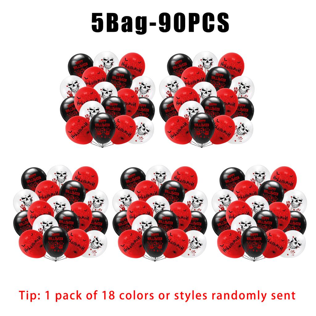 Scary Veined Latex Balloons Halloween Gory Party Decor Haunted House Blood Effect 50pc Horror Party Essential Supplies