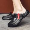 Summer Couple Sandals Large Size Black White Men's Sandals