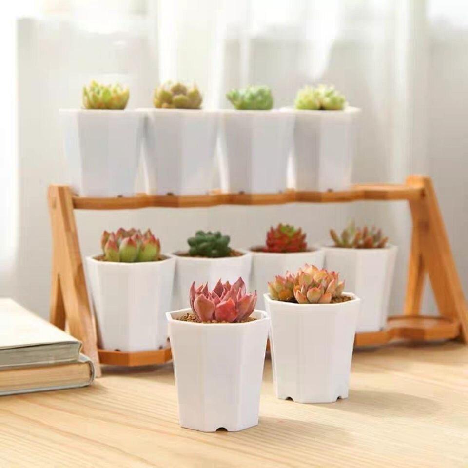 Clearance: Square and Rectangular Flower Pots - Thickened, Octagonal, Large & Small Sizes