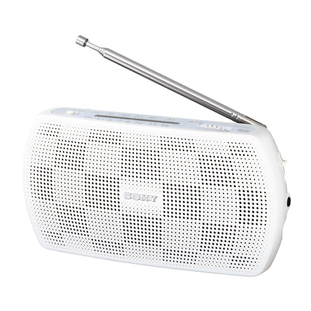

Sony Portable Radio Wide FM Compatible White W SRF-19 FM/AM SRF-19 білий