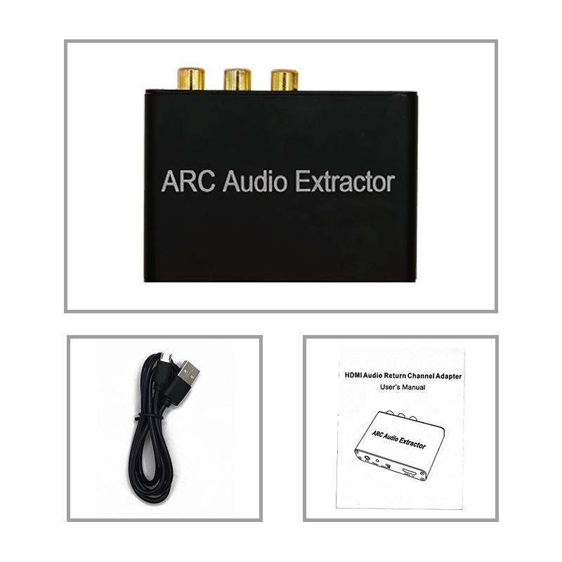 ARC HDMI Audio Adapter and Converter: Optical/Coaxial To Analog.