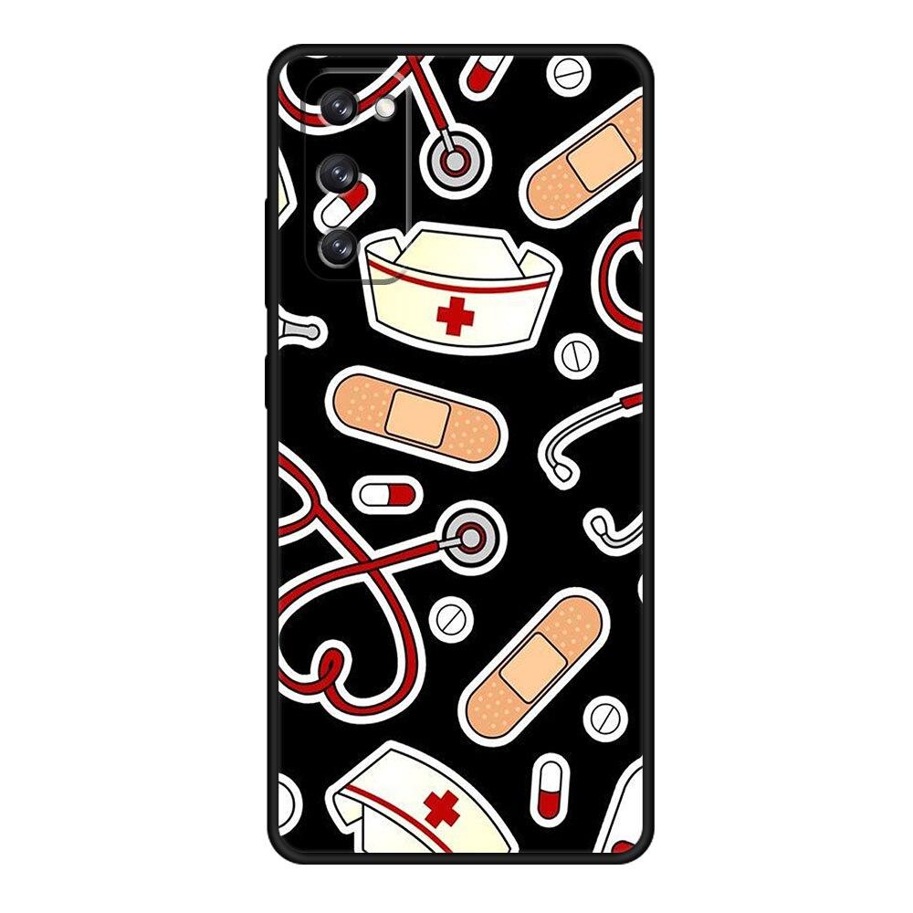 

Для Samsung S21 Plus S8 S7 S22 Ultra 5G S10e S20 FE 2022 S9 S10 Para Funda Nurse Medical Medicine Samsung S20 FE