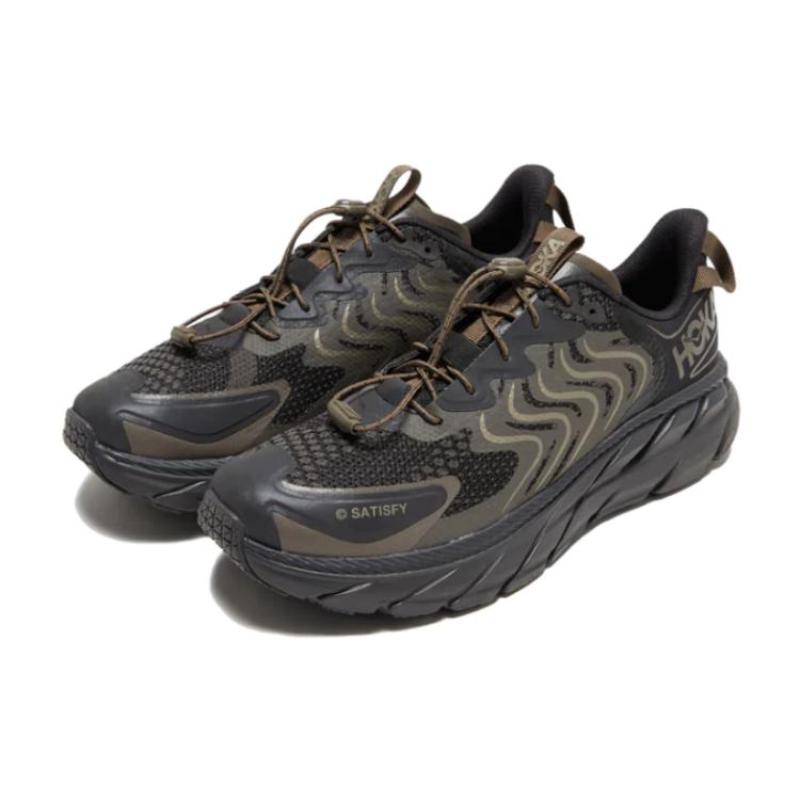 HOKA ONE ONE Clifton Ls X Satisfy 'Forged Iron' Sneakers 1143450-FIBC