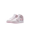 Air Jordan 1 Mid GS Pearl Pink White Kids Sneakers Medium-Soft-Pink DQ8423-600