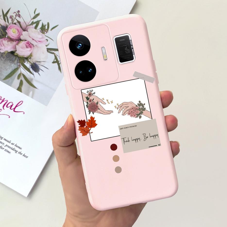 For Realme GT Neo 5 Case RMX3706 Stylish Art Painted Back Cover Soft TPU Phone Case For Realme GT Neo5 240W Fundas 6.74'' Bumper
