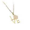 Titanium Steel Heart Necklace for Women with Zircon - Fashionable and Versatile Design