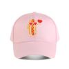 Distressed Hot Dog Heart Glasses Valentine Baseball Cap Fashion Unisex Sunhat Womens Outdoor Sports Snapback Cap