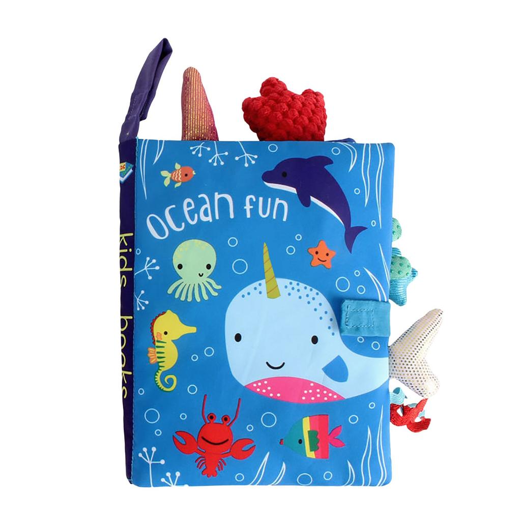 Ramidos Children 3D  Tails Cloth Book Baby Puzzle Educational Learning Toy