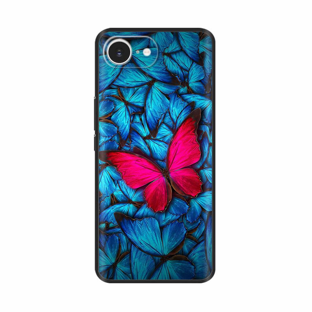 Silicone Phone Case For For iPhone 16E iPhone16E SE 2025 SE4 5G Soft Black Shockproof Shell Protection Back Cover Cases Coque
