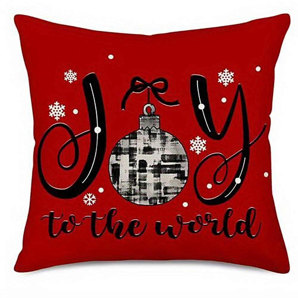 Christmas decoration pillow cover Merry Christmas Christmas tree Car pattern living room sofa cushion cover home room decoration