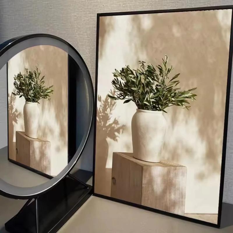 Flores Abstractas Modernas Plantas en Maceta Póster sin Marco Jarrón Vintage Pintura sobre Lienzo Decoración de Pared Decoración Bohemia para Habitación del Hogar