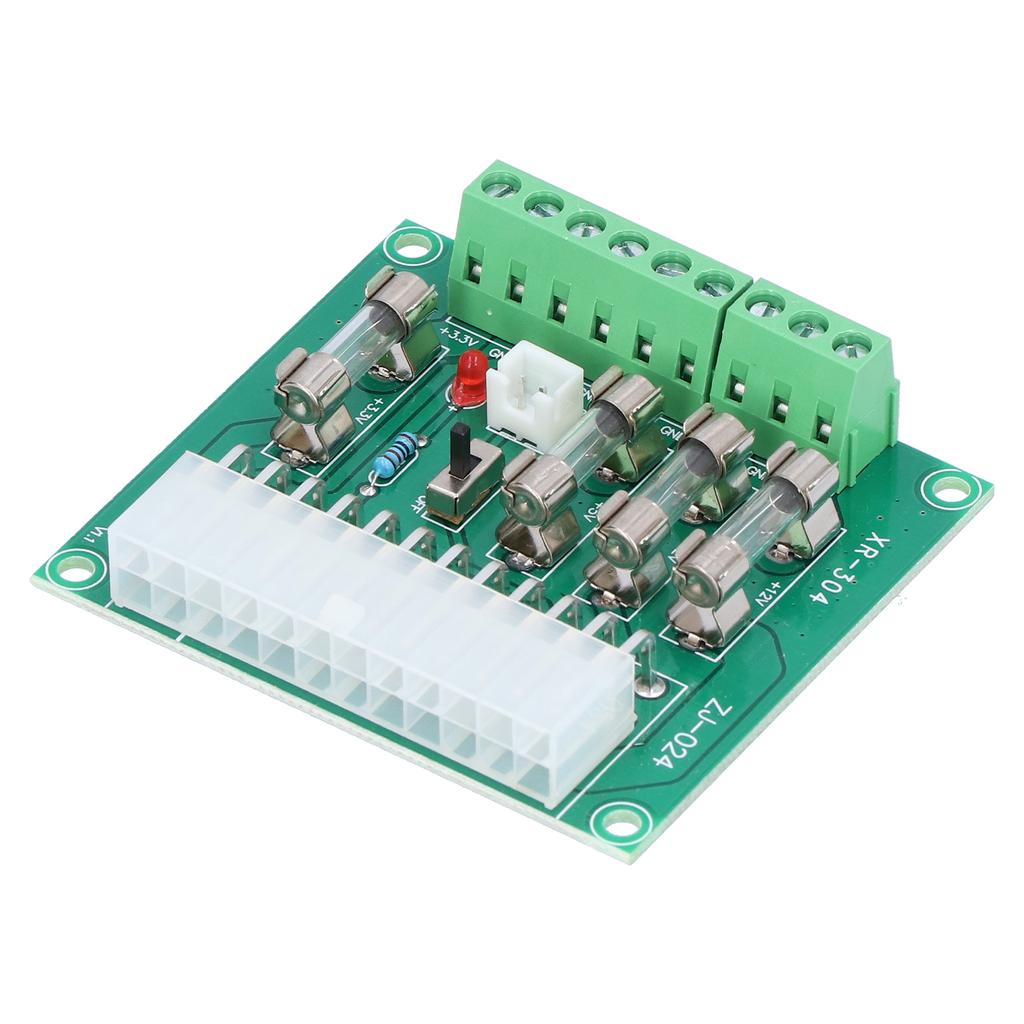 ATX Power Board Computer Chassis Transfer   Wiring Module with 20Pin 24Pin Input Interface