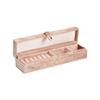 Elegant Jewelry Box with Multiple Compartments Storage Case for Rings Earrings Velvets Jewellery Holder for Women Girls