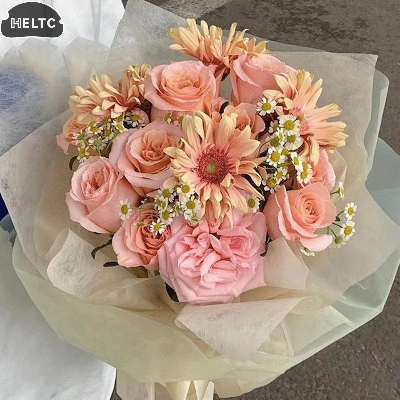 38 Sheets Soft Milk Cotton Lining Paper Flower Wrapping Paper Flower Shop Floral Bouquet Paper For Florist Bouquet Wedding