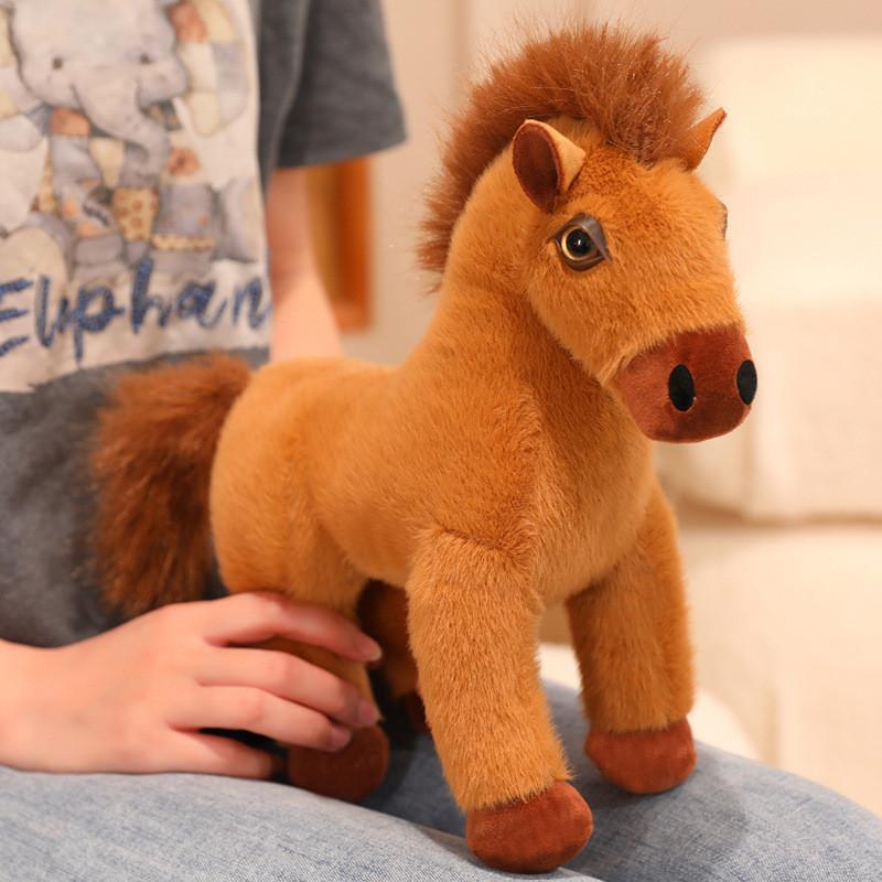 Plush Horse Toy With Pp Cotton Filling For Kids And Collectors