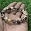8mm Natural Peanut Wood Jasper Gemstone Beads Jewelry Handmade Charm Bracelet 7.5" For Birthday Gift CSB-2