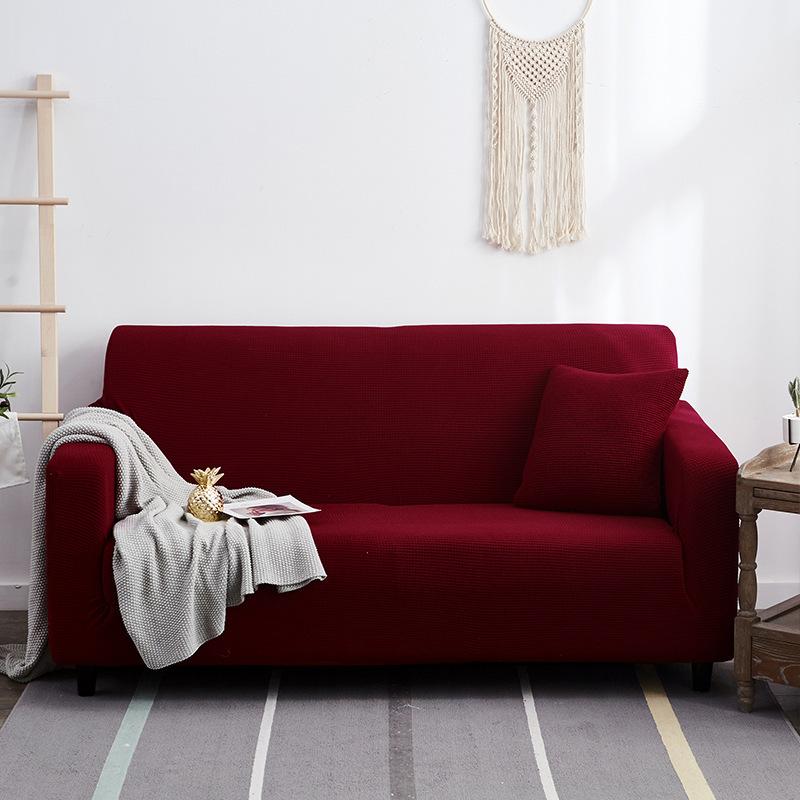 Чехол для дивана из однотонного кукурузного бархата 90-140cm — фото 8