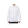 Under Armour Competition Training Knit Stand Collar Logo Jacket Men White 21600307-100