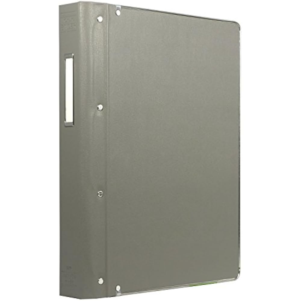 Kokuyo File Binder, PP, A4, Vertical, 30 Holes, Holes, 200 Sheets, Gray - 23NM