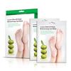 Rose & Olive Oil Foot Mask with Lavender, Deep Nourishing Moisturizing Exfoliating Foot Peel Socks