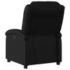 Relaxation Armchair Artificial Leather Black