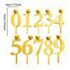 Digital Birthday Cake Candles Number Candlestick Free Combination Reusable for Celebration Kids Adults Party Cake Top Decor Prop