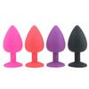 Factory Classic Butt Plug Anal Plug Sex Toy Large Size Soft Silicone in Assorted Colors Red Black Purple Pink for Man Woman
