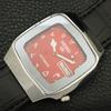 Seiko 5 AUTOMATIC VINTAGE 7S26A JAPAN MENS ARABIC RED COLOR DIAL WATCH A702458-5 R124-a702458
