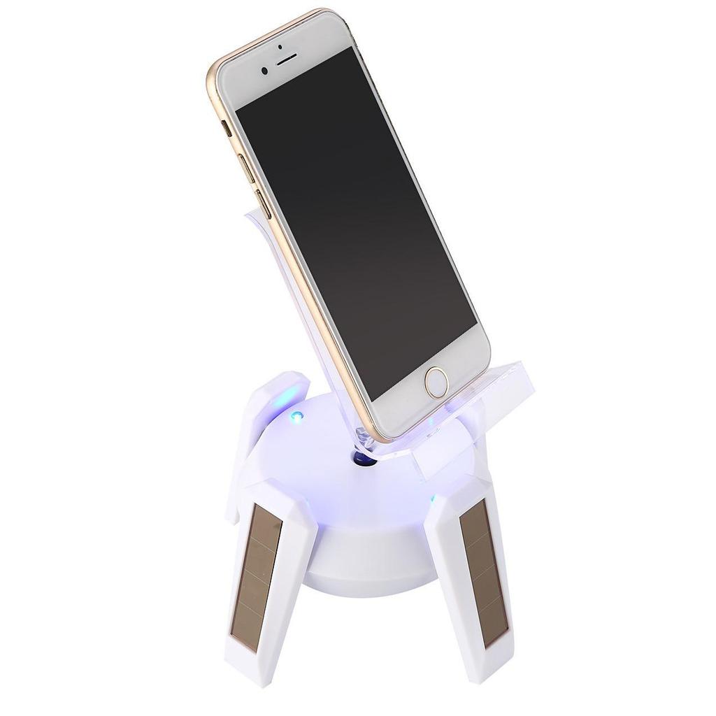 Solar-Powered Automatic Watch Winder and Rotating Display Stand