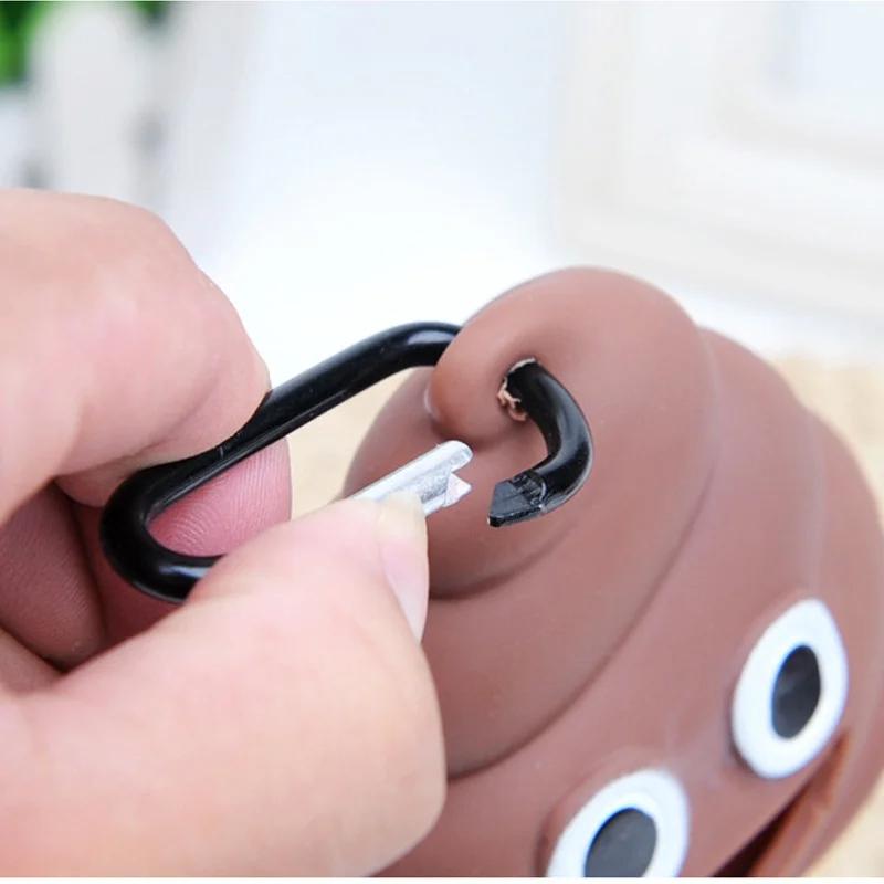 1pc Pet Poop Tasche Scheiße-förmigen Hund Katze Abfall Taschen Tragbare Hund Poop Dispenser Halter Haustiere Reinigung Produkte für Haustiere im Freien