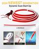 Car LED Strip 12V Flowing LED Hood Daytime Running White Light, Strip, Light, Light, DRL, Truck, SUV, Ultra-Thin, Waterproof, Silicone, Universal,