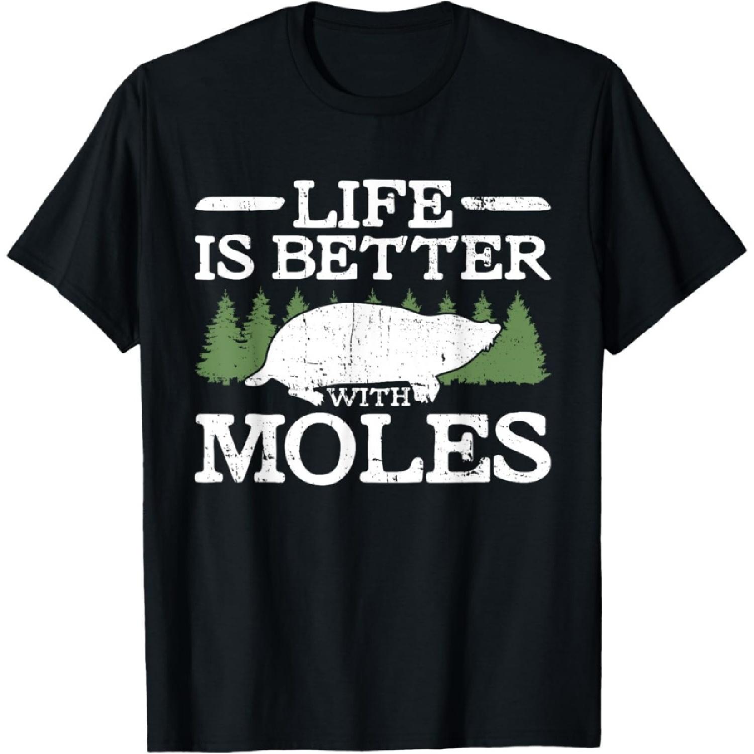 Gardening Wilderness Nature Animal Moles T-Shirt S