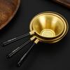 Portable Brass Matcha Sifter Very Fine Mesh Rust-Proof Tea Strainer Easy To Clean Small Fine Mesh Strainer for Kitchen